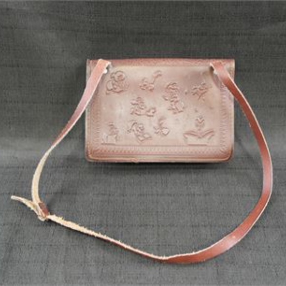 Rare Looney Tunes Shoulder Bag Brown / Multicolor - Picture 6 of 11